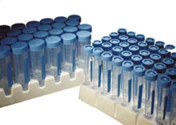 15 mL Polypropylene Centrifuge Tubes, Bulk w/ Caps (500/cs)