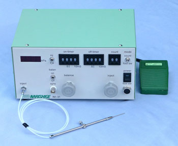 Supports various applications from microinjecting cells to puffing a drug solution to stimulate cells.