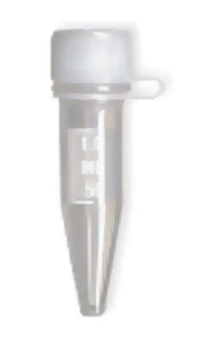2.0mL Conical Microcentrifuge Tubes w/Caps, Sterile (500/cs)