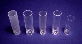 Polystyrene wide diam. vial (500/cs) - tray