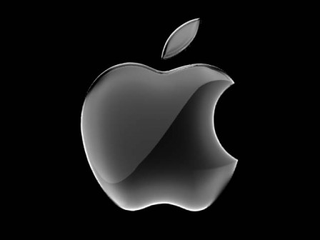 Apple Logo black and white