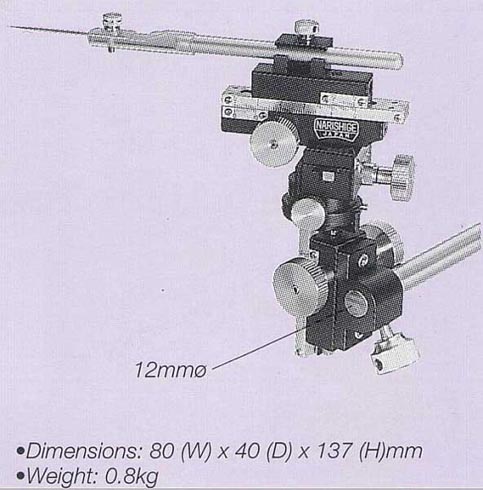 Miniature Three-Axis Coarse Micromanipulator (with Rotation Mechanism)