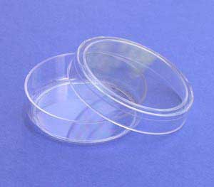60mm vented, rounded edge Petri Dishes (500/cs)