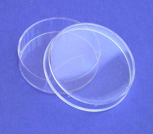 60mm vented, sharp edge Petri Dishes (500/cs)